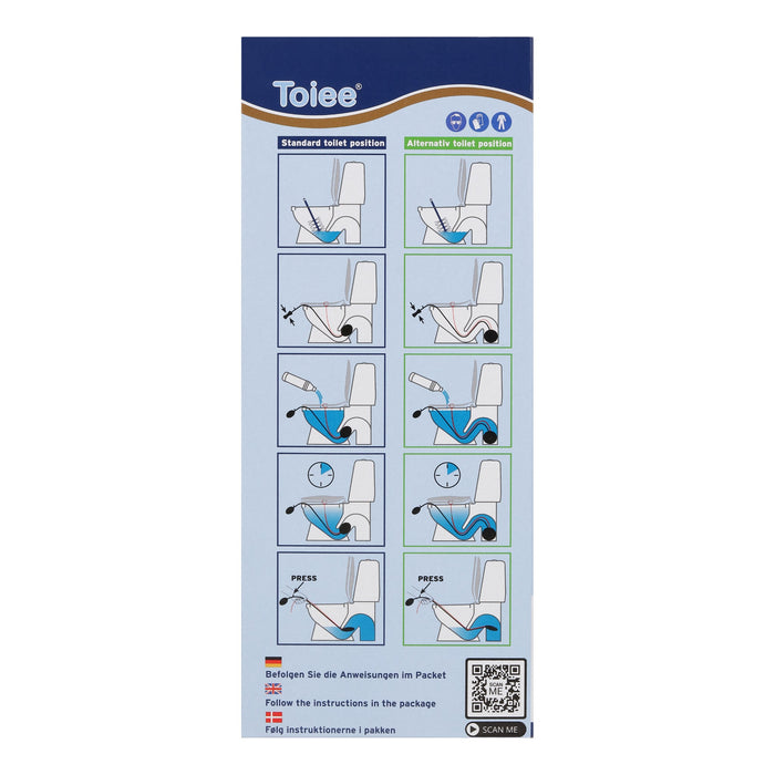 1 Toiee toilet Plug + 1 litre Toiee Special toilet detergent Extra Power