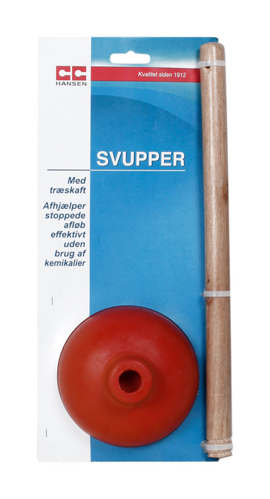 Flaps, 40 cm high. Indispensable if the drain is stopped.