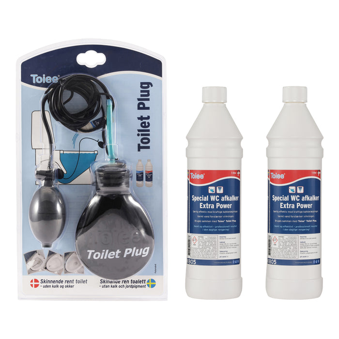 1 Toiee toilet Plug + 2 litre Toiee Special toilet detergent Extra Power