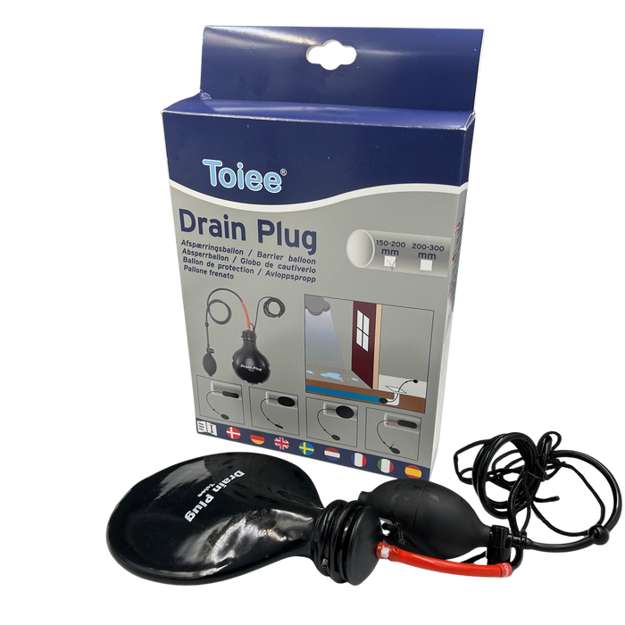 Toiee Drain Plug (drain plug for safeguarding against cloudburst) - (32 mm)