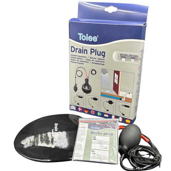 Toiee Drain Plug (drain plug for safeguarding against cloudburst) - (32 mm)