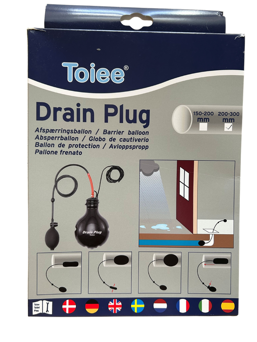 Toiee Drain Plug (drain plug for safeguarding against cloudburst) - (32 mm)