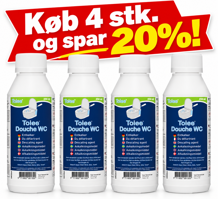 Douche WC Descaling agent 500 ml. (for 4 times descaling). Descaling agent for Geberit Dusch WC Mera, Sela and Tuma