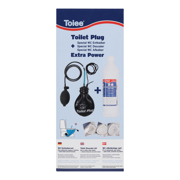 1 Toiee toilet Plug + 1 litre Toiee Special toilet detergent Extra Power