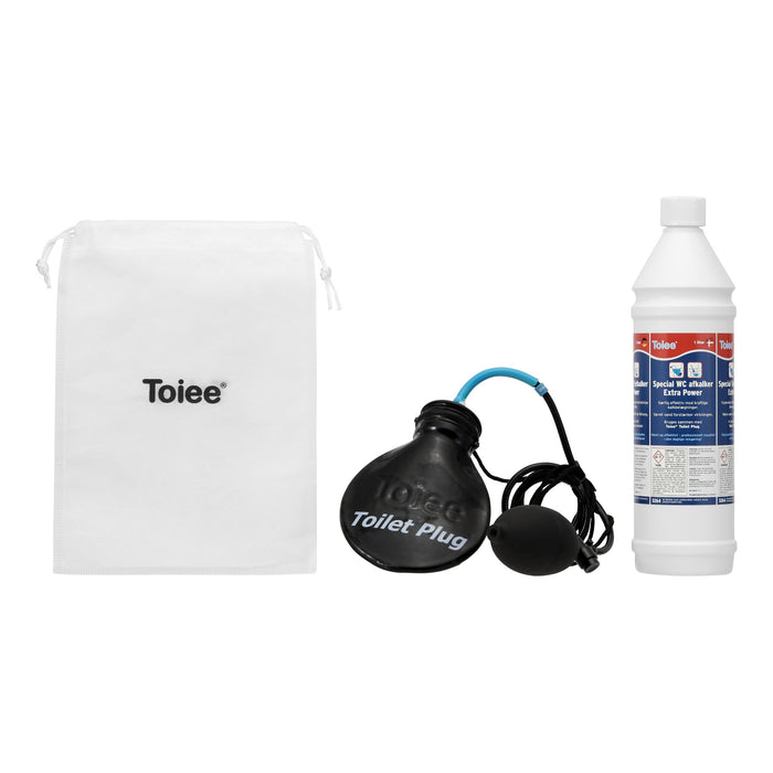 1 Toiee toilet Plug + 1 litre Toiee Special toilet detergent Extra Power