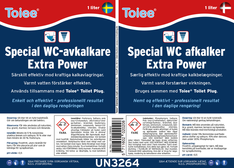 Toiee Special Toilet Descaler Extra Power (1.0 litre)