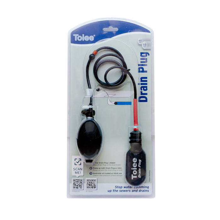 Toiee Drain Plug (drain plug for safeguarding against cloudburst) - (40/50 mm)
